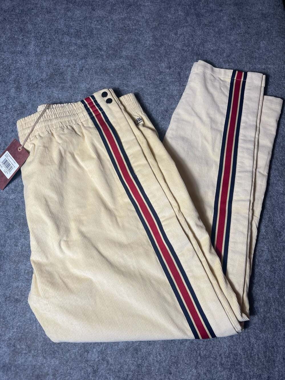 Mitchell & Ness x Fred Segal Corduroy Tearaway Pants Cream